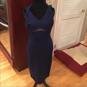 Bailey 44 Dress Mesh Blue Navy